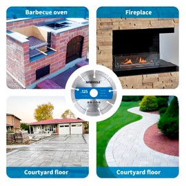 Ninehole 2pcs Diamanttrennscheiben 180mm, Universal Trennscheibe Fr Beton, Granit, Stein, Ziegel, Mauerwerk, Baumaterialien, Diamanttrennscheibe Mit Hoher Schneidleistung