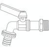 GARDENA ball drain valve: Drain Tap for Indoor and Outdoor