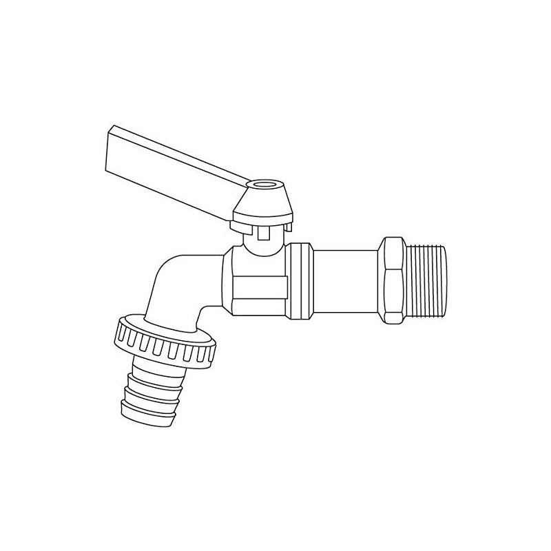 GARDENA ball drain valve: Drain Tap for Indoor and Outdoor