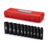 MIXPOWER 11 Pieces 1/2-Inch Drive Deep Impact Socket Set, 3/8-Inch