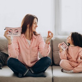 Makeup Bag for Purse Cosmetic Bags for Women Inspirational Gift for Womens Small Funny Cosmetics Pouch Bohu Travel Bag Cases for Toiletries Accessories Organizer (54632-23018)