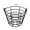 Crestgolf 2PCS Stainless Metal Golf Basket Golf Ball Container Ball