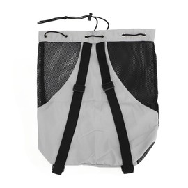 Mesh Beach Backpack Adjustable Shoulder Strap Lightweight Breathable Mesh and PVC Swim Mesh Backpack for Gym Grey