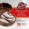 Lang's Chocolates – Milk Chocolate Dessert Shell Bowls – 12