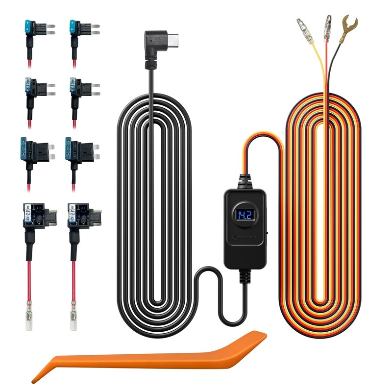 REDTIGER Kit de Cableado para Cámara de Tablero con Indicador