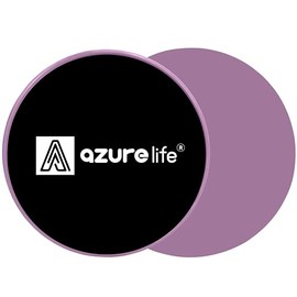 A AZURELIFE deslizadores de ejercicio para el núcleo, discos deslizantes de doble cara para uso en alfombras o suelos de madera dura, ligeros y portát