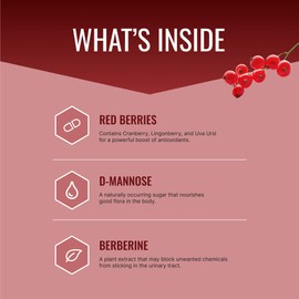 Approved Science® Uritrac™ - UTI Support - Cranberry, D-Mannose, Lingonberry - Vegan Friendly - 60 Capsules per Bottle - Pack of 2