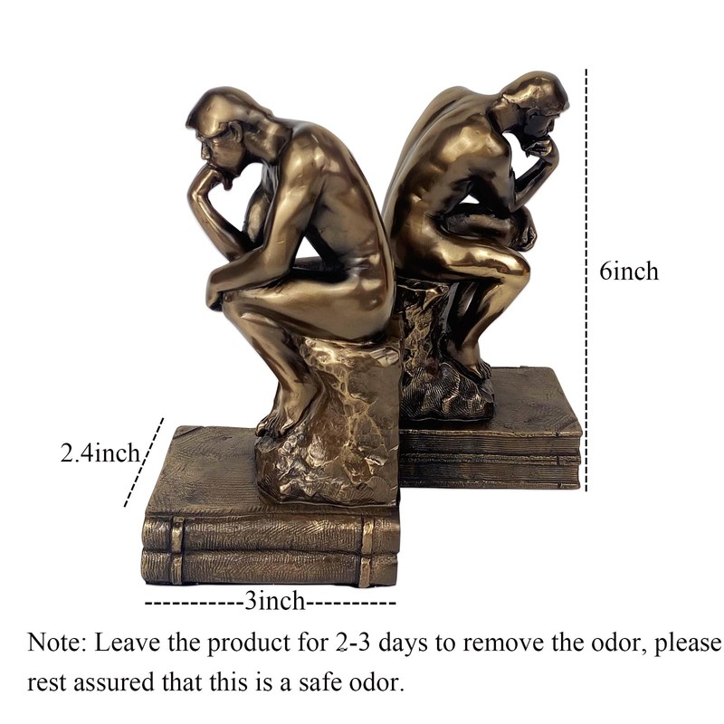 Cool Bookends Gold Decorative Unique Book Ends Book Stopper The