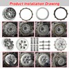 GOLKNHA Clutch Kit & Friction Steel Plate for Yamaha Raptor