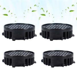 Set of 4 Activated Carbon Filters for Liebherr Fridge 9096342 9881116, Fresh Air Filter for Miele 10806820, Diameter 45 mm Carbon Filter Round