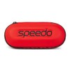 Speedo Unisex Swimming Goggle Case, Storage, Protection, Red, One Size
