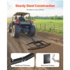 Happybuy 66-inch Width Drag Harrow: Constructed of Q235 Steel! Features