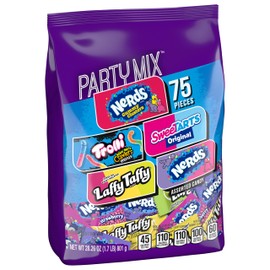 SweeTARTS Variety Party Mix, Individually Wrapped Assorted Candy, 28.6 Ounce (75 Count)