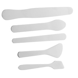FRCOLOR 5pcs Spatulas For Skincare: Stainless Steel Cream Spatulas Makeup Applicator Set - Beauty Tools For Eye Cream Mask Lotion