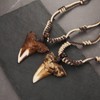 HZMAN Hawaiian Shark Teeth Resin Pendant - Adjustable Cord Surfer
