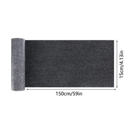 Iron-On Patches, Jeans Patches, Iron-On Patches for Jeans, Denim Patches for Jeans, Iron-On Patches for Children, Iron-On Patches for Repair, 10.5 x 150 cm, Black