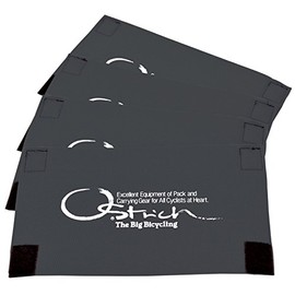 OSTRICH Bicycle Accessories Frame Cover B Set of 4 Black 9.4 x 5.5 inches (240 x 140 mm)