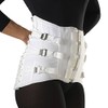Truform-OTC Lumbosacral Support, Spinal Disk Back Brace, Adjustable Front, Tall,