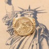 Dacai Golden Saints Michael The Archangel ST. Medal Stainless Steel