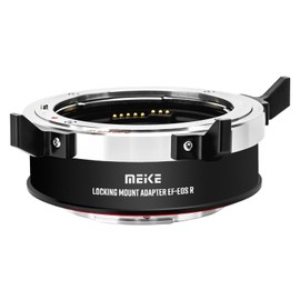 Meike MK-EFTR-AL Auto Focus Locking Lens Mount Adapter for Canon EF Mount Lens to Canon RF Mount Cameras EOS-R EOS-RP R5 R6 R7 R10 C70 and RED Komodo Cameras