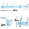 SKOLOO Coat Rack Wall Mounted - 10 Hooks, Heavy Duty,