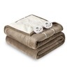 Cozorbt Heat Blanket 90”x100” King Size-Dual Control,Soft Flannel & Sherpa