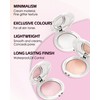Face Highlighter Powder Palette, Waterproof Long Lasting Shimmer Pearl White