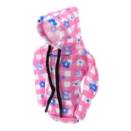 HOPESPANNER Universal 15x11.5cm/5.91"x4.53" Gear Shift Knob Cover Decoration Stick Shifting Handle Protector Polyester 1 Pcs Hoodie Style Light Pink White