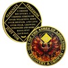 ACGZQY Na Medallion - 4 Years Phoenix Na Sobriety Chip