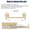 VITERLYNX 200Lbs Soft Close Heavy Duty Drawer Slides 1 Pair