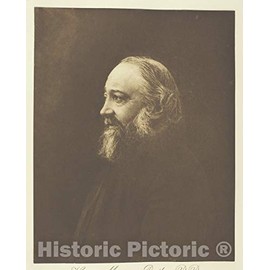 Historic Pictoric Photo : The Very Reverend Dr. Butler (Master of Trinity, Cambridge), Henry Herschel Hay Cameron, c 1865, Vintage Wall Decor : 18in x 24in