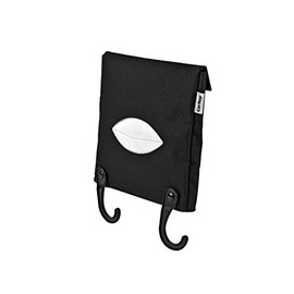 AutoExec AUE00123 CarNap-01 Black 7.5" x 7.5" CarNap Napkin Holder