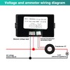 Jadeshay LCD Voltmeter Ammeter AC50-500V 0-120A Voltage Meter Electricity Meter