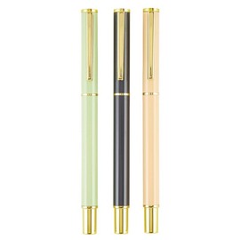 Creative Brands Heartfelt Collection-Refillable Medium Point Black Ink Ballpoint Pen Gift Set, 3-Pieces, Gratitude