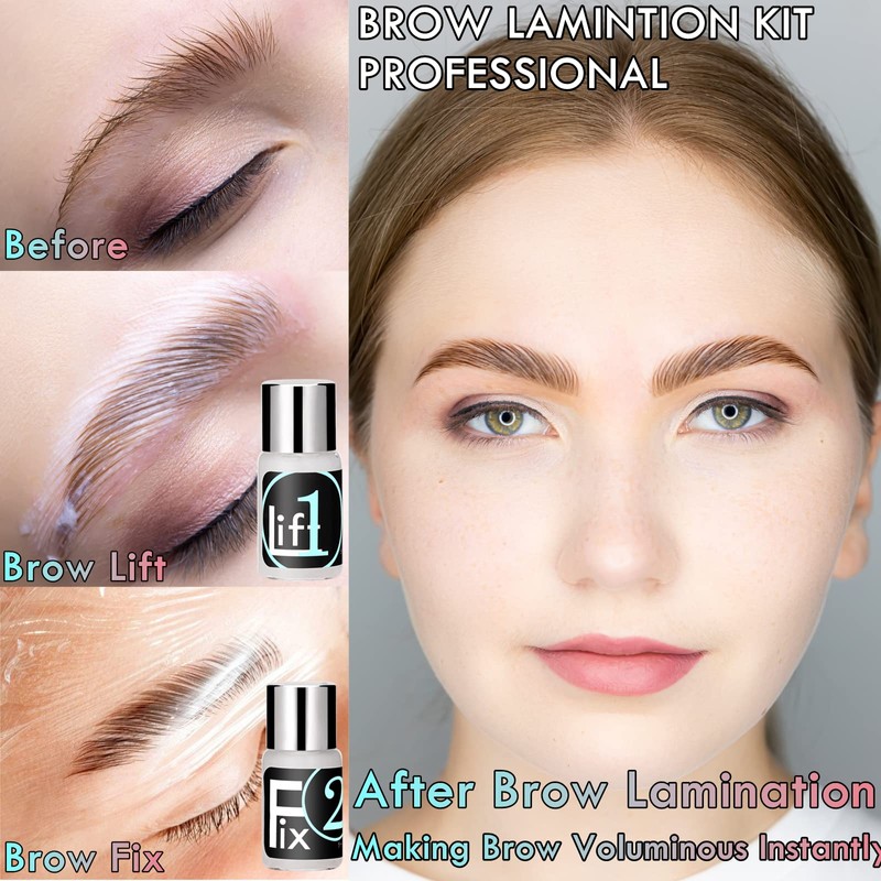 Eyelash Lift and Eyebrow Lamination 2 in 1 Kit Easy