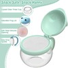 SELEWARE No Spill Snack Cups for Toddlers 2-Pack - Spill-Proof