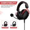 Cloud Alpha Replacement Audio Cable Compatible with HyperX Cloud Alpha
