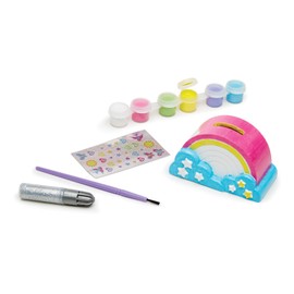 Melissa & Doug Decorate-Your-Own Rainbow Bank Craft Kit