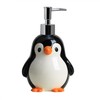 Colias Wing Ceramic Penguin Shape Soap Dispenser with Plastic Pump,