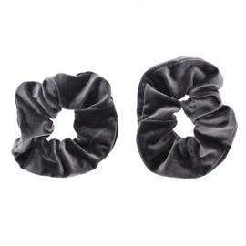 Zac's Alter Ego Pair of Luxurious Velvet Hair Scrunchies - Variety of Colours