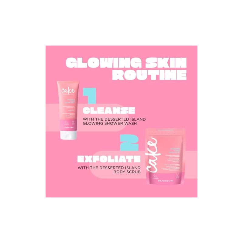 Cake Beauty Desserted Island Demerara Sugar Oil Body Scrub 250ml