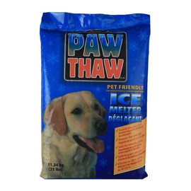 Pestell 683051 Paw Thaw Ice Melt for Pets, 25-Pound Bag