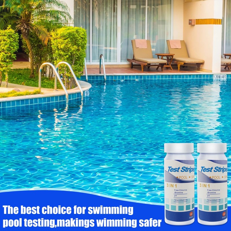 Hot Tub 3 In 1 Test Strips,PH Test Strips,PH Tester