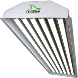 6 Bulb / Lamp T8 LED High Bay Warehouse, Shop, Commercial Light Fixture by PrimeLights