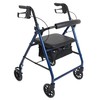 ProBasics Aluminum Rollator Walker with Seat - Rolling Walker with