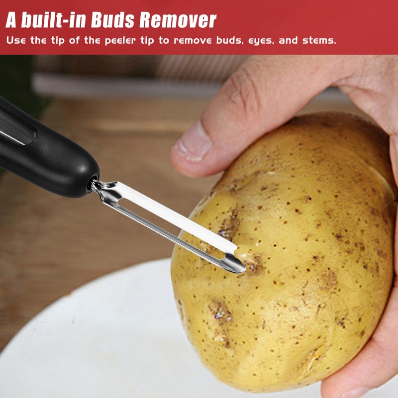 Professional #1071 Vegetable Peeler, Stainless Steel Fruit Potato Peeler, Swivel
