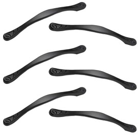 OIZENT Cupboard Handle, Kitchen Cupboard Handles Kitchen Door Handles 160mm, Black Kitchen Handles Drawer Handles Cabinet Handles, 6 Pack Door Pull Handle for Cupboards Cabinet Door Draws Wardrobe Bar