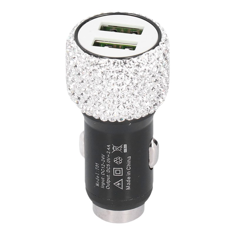 Car Charger, USB Car Charger, 5 V, Decoration, Dual Port