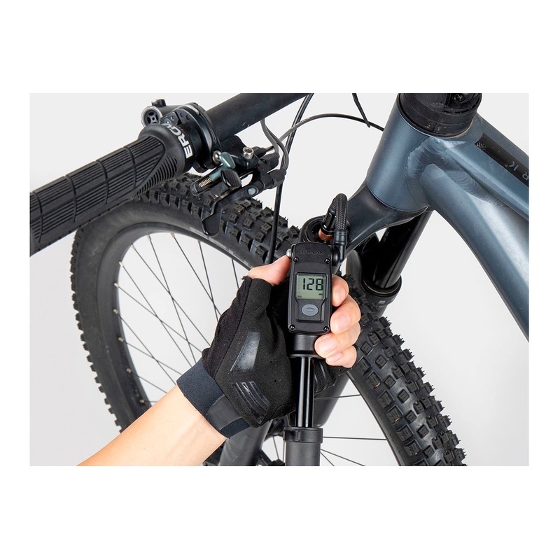 Topeak Mountain Digital 2Stage 15700114 Mini Pump with Innovative 2Stage