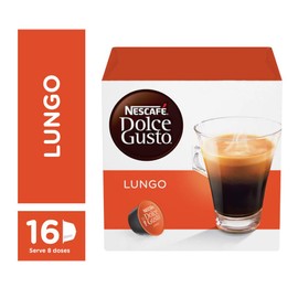 Nescafe Dolce Gusto for Nescafe Dolce Gusto Brewers, Caffe Lungo, 16 Count
